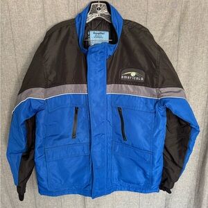 Refrigiwear ErgoForce Jacket LG Blue Black Insulated Snowmobile Workwear Freezer